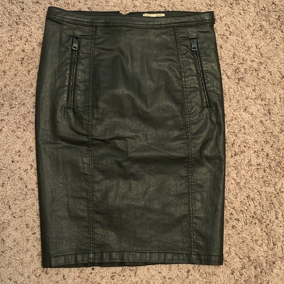 Burberry Dresses & Skirts - Burberry Brit Faux Leather pencil skirt